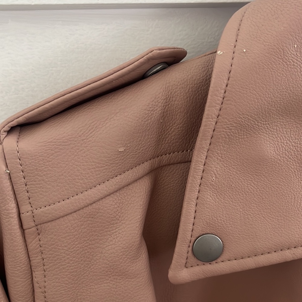 Pink leather jacket from Loft - Picture 5 of 5